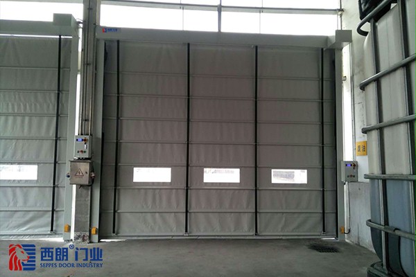 抗风堆积快速门