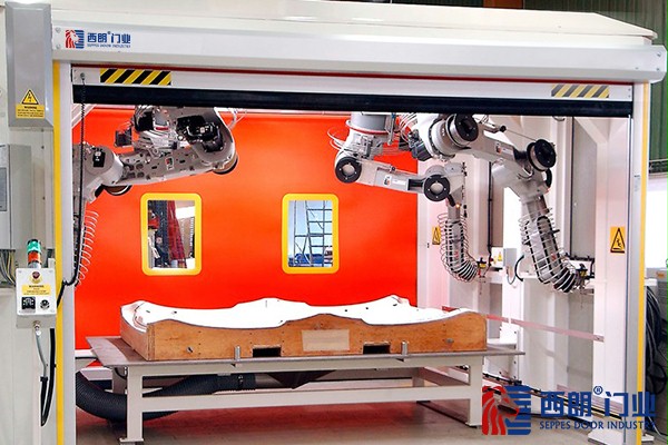 上海焊接间防护快速门