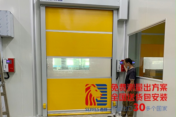 印刷厂流水线生产车间防尘快速门 印刷厂流水线生产车间防尘快速门