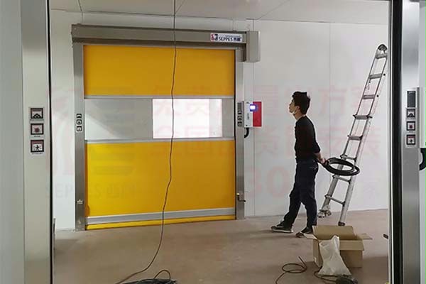 医药工厂车间进出通道自动快速门