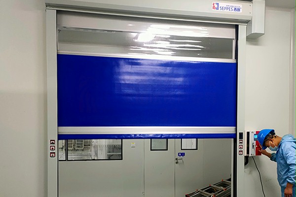 光伏电池生产车间自动快速门