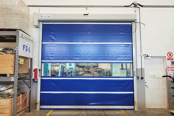 新型纺织机器车间自动快速门