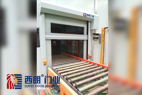 自动化输送带出货口快速门