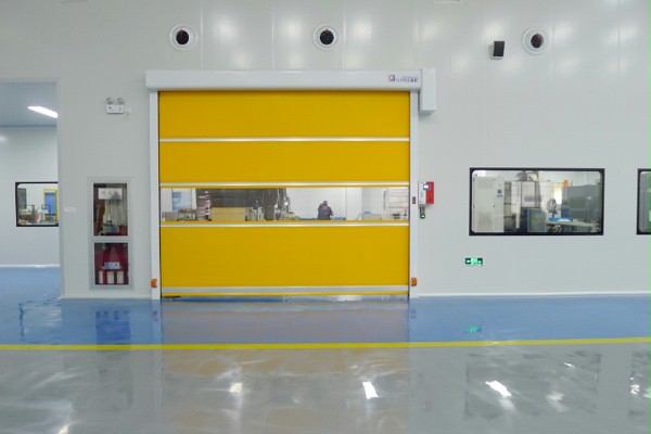 锂电池车间隔断快速卷帘门