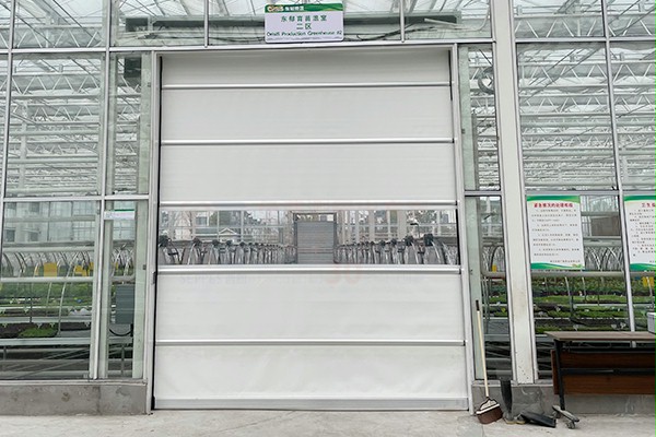 育苗温室为何选用自动快速门1 育苗温室为何选用自动快速门